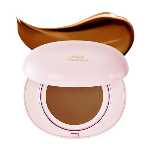 MILKTOUCH Cushion Foundation 24H Flawless Skin Radiant Shine (40N Cappuccino), 1 Stück von MILKTOUCH