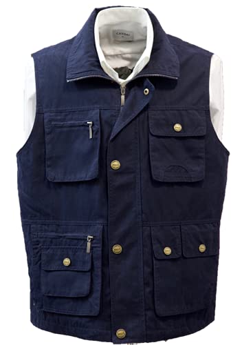 Mille Herren Weste, Outdoorweste, Qualität und Praktisch (Dunkelblau, L) von MILLE