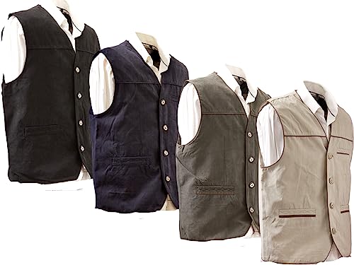 Mille Herren Weste, Sommer Weste, Outdoor Weste, Qualität,one Kragen(w.0co) (Hellgrün, 3XL) von MILLE