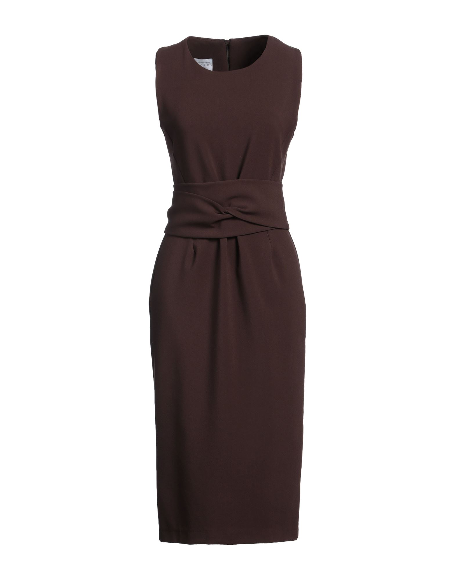 MILLENOVECENTOSETTANTOTTO Midi-kleid Damen Schokobraun MILLENOVECENTOSETTANTOTTO Midi-kleid Damen Schokobraun von MILLENOVECENTOSETTANTOTTO