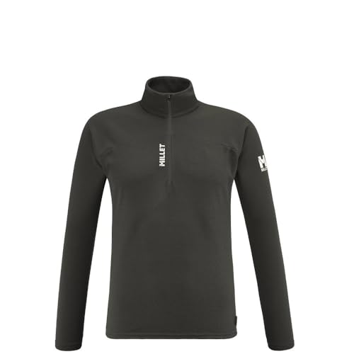 MILLET Herren K Lightgrid Fleece, Schwarz (neues Logo), M von MILLET