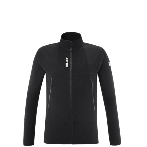 MILLET Herren K Lightgrid JKT M Fleece, Schwarz (neues Logo), M von MILLET