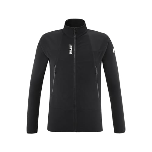 MILLET Herren K Lightgrid JKT M Fleece, Schwarz (neues Logo), M von MILLET