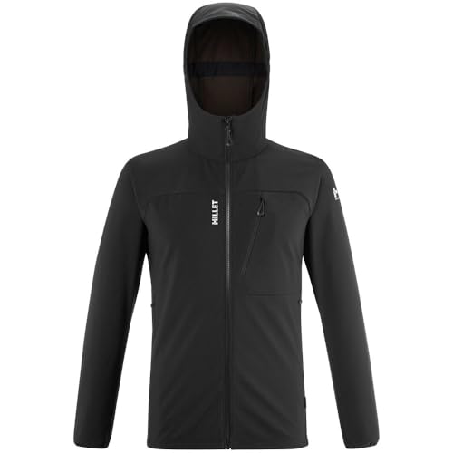 MILLET Herren Magma Shield Hoodie M Jacke, Schwarz (neues Logo), M von MILLET