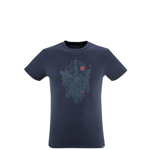 MILLET Herren Trekker Ts Ss M T-Shirt, blau, L von MILLET