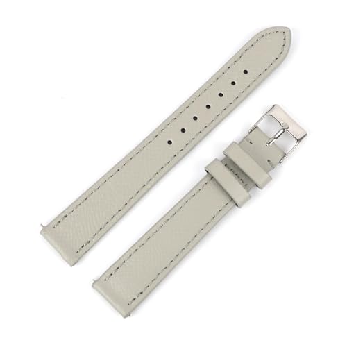 MILNBJK Jeniko Kalbsleder-Armband, 12–22 Mm, Modisches Handgefertigtes Palmenmuster, Echtes Lederarmband For Männer Und Frauen, Länge 18/20/22 Cm (Color : Gray, Size : 18MM_L-130 90MM) von MILNBJK