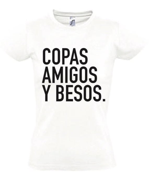 Tango T-Shirt "Copas, Amigos Y Besos" - Zahnrad Para Milonguear Damen Top Figurbetont." von MILONGEAR