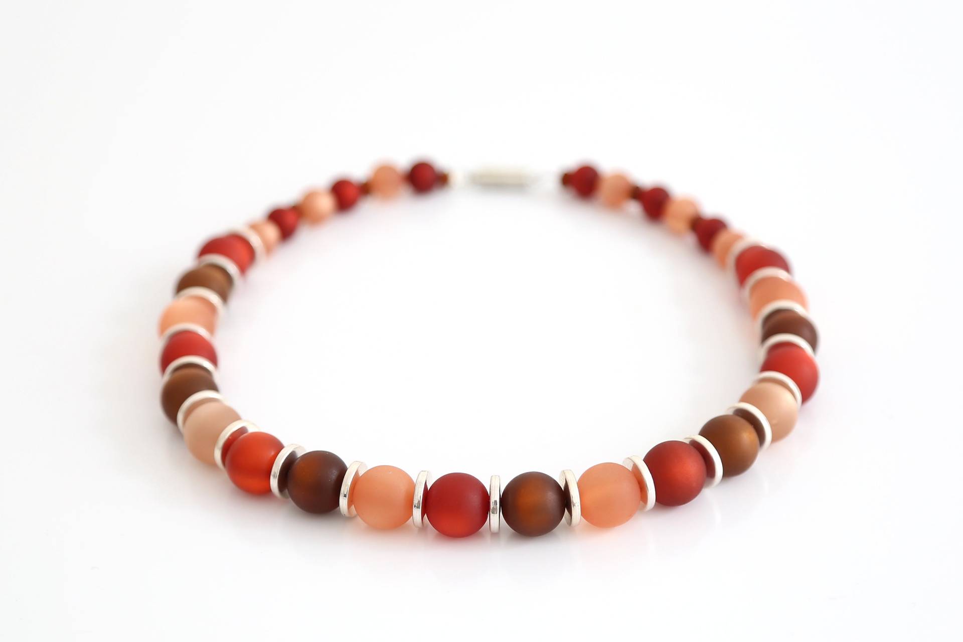 Polariskette Rot Braun Beige Kupfer Halskette Polarisperlen Kette Polarisschmuck Polariskette Rot Braun Beige Kupfer Halskette Polarisperlen Kette Polarisschmuck von MILORADschmuck