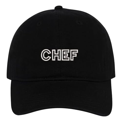 MIMAYIN Chef Baseball Cap Stickerei Basecap Baumwolle Verstellbare Reine Farbe Baseballmütze Sport Visier Hut für Herren Damen von MIMAYIN