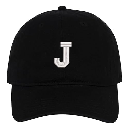 MIMAYIN J Baseball Cap Stickerei Basecap Baumwolle Verstellbare Reine Farbe Baseballmütze Sport Visier Hut für Damen Herren von MIMAYIN