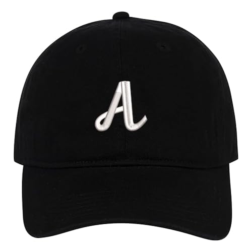 a Baseball Cap Stickerei Basecap Baumwolle Verstellbare Reine Farbe Baseballmütze Sport Visier Hut für Herren Damen von MIMAYIN