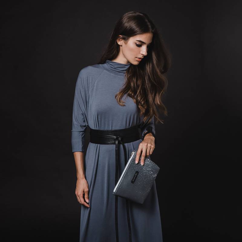 Obigürtel/Schärpengürtel Aus Schwarzem Leder Plus Size von MIMIKRIDesign