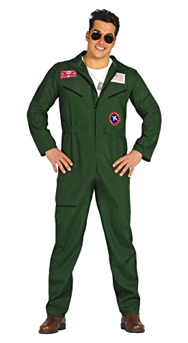 MIMIKRY Herren-Kostüm Overall Pilot Jagdflieger Jetpilot Kampfpilot Kampfjet Army Flieger, Größe:L MIMIKRY Herren-Kostüm Overall Pilot Jagdflieger Jetpilot Kampfpilot Kampfjet Army Flieger, Größe:L von MIMIKRY