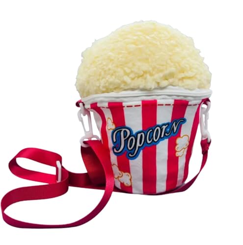 MIMIKRY Popcorn Handtasche Pink 21x18x13cm Schultertasche Tasche Umhängetasche von MIMIKRY