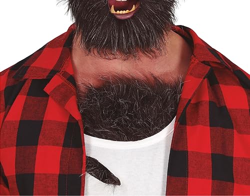 Werwolf Brustbehaarung Fell Wolfsmensch Brusthaare Dämon Wolf Monster Haare von MIMIKRY