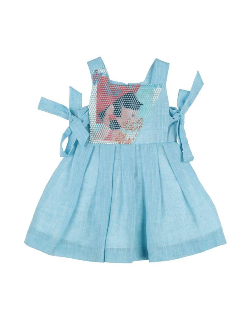 MIMISOL Kinderkleid Kinder Azurblau von MIMISOL