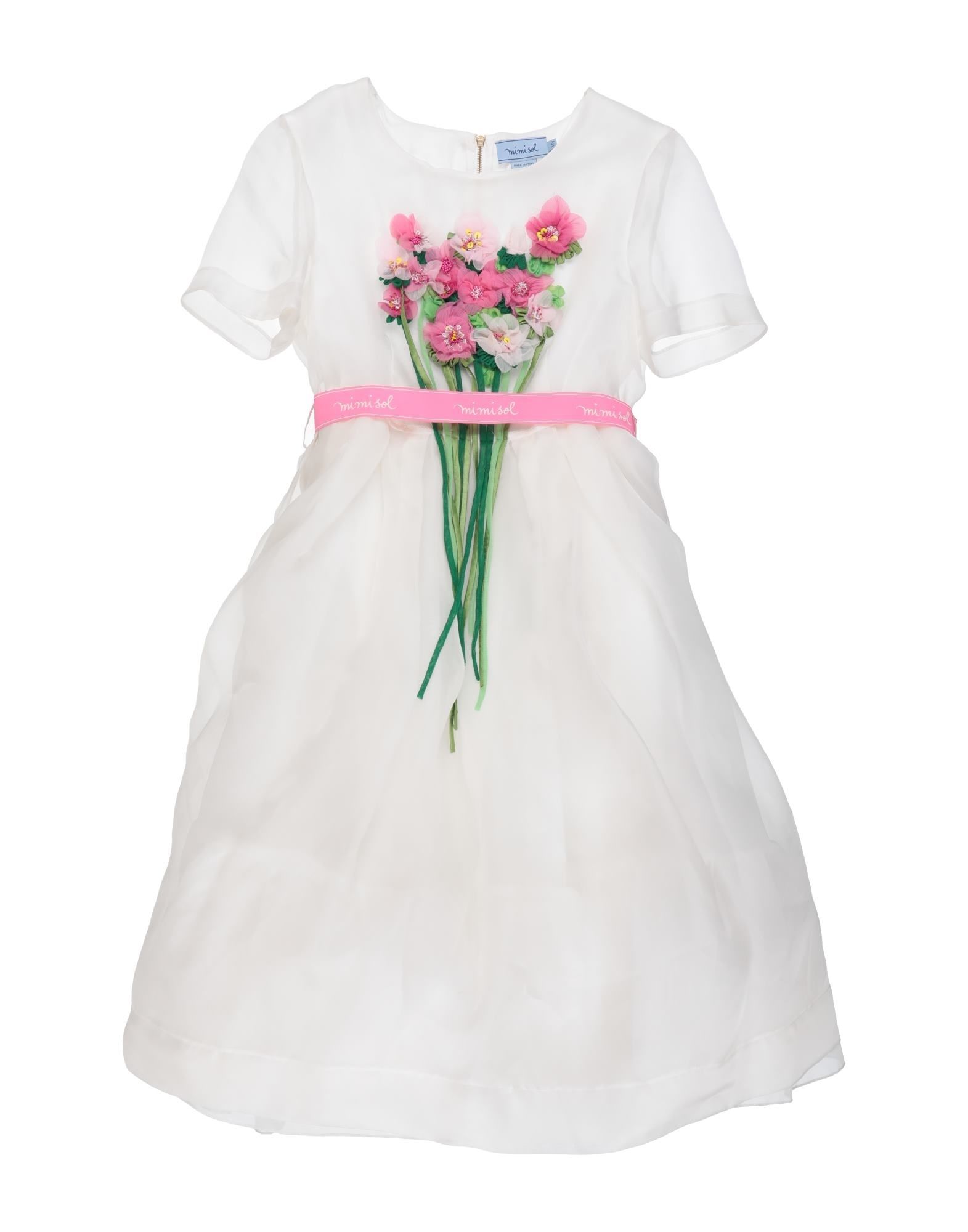 MIMISOL Kinderkleid Kinder Weiß von MIMISOL