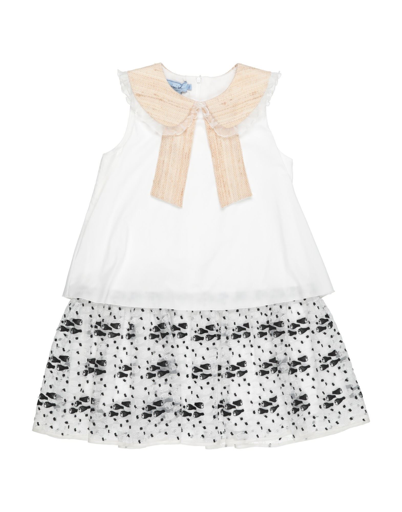 MIMISOL Kinderkleid Kinder Weiß von MIMISOL