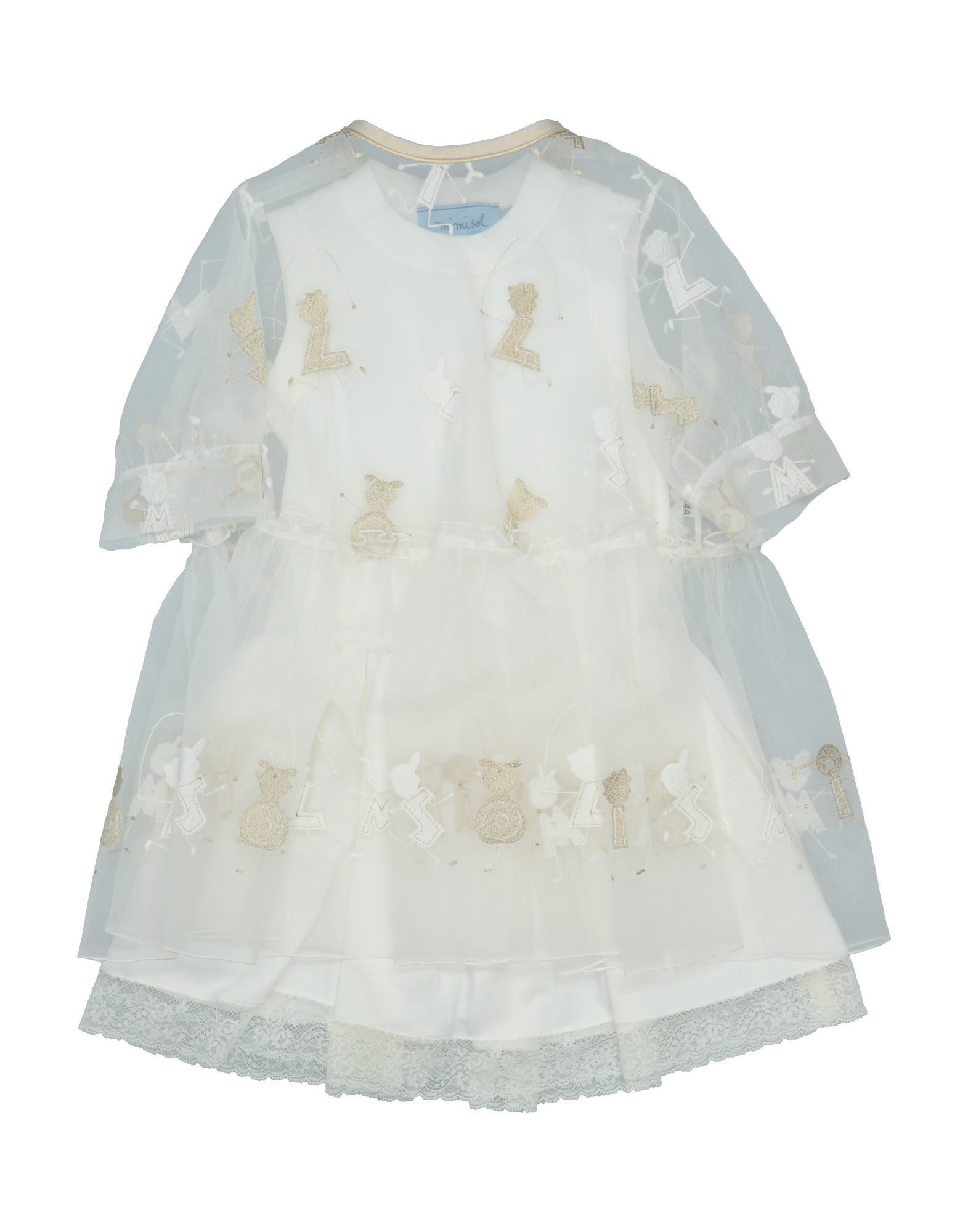 MIMISOL Kinderkleid Kinder Weiß von MIMISOL