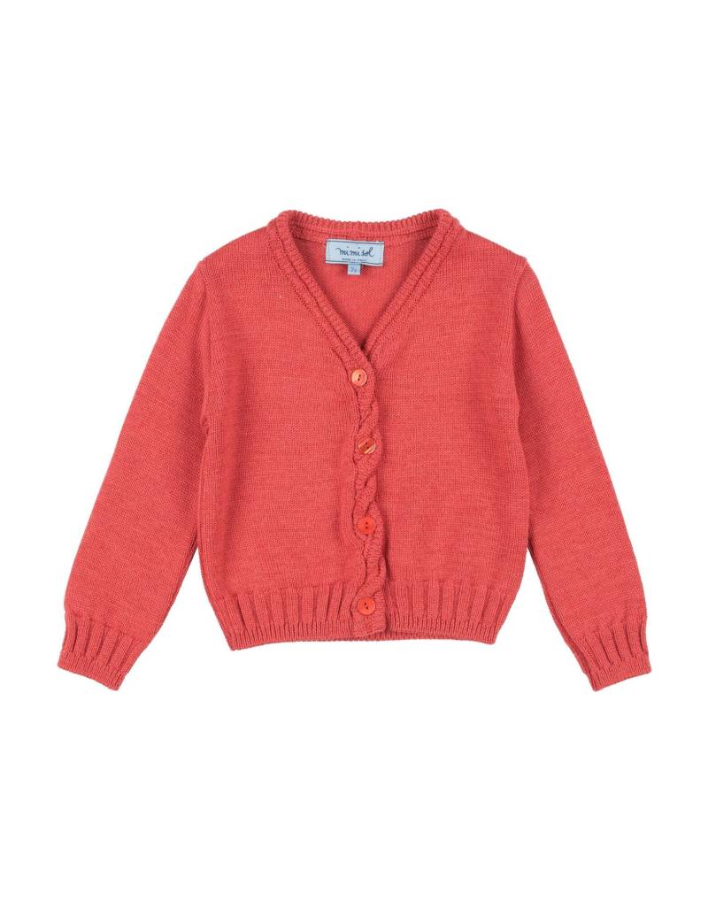 MIMISOL Strickjacke Kinder Tomatenrot von MIMISOL