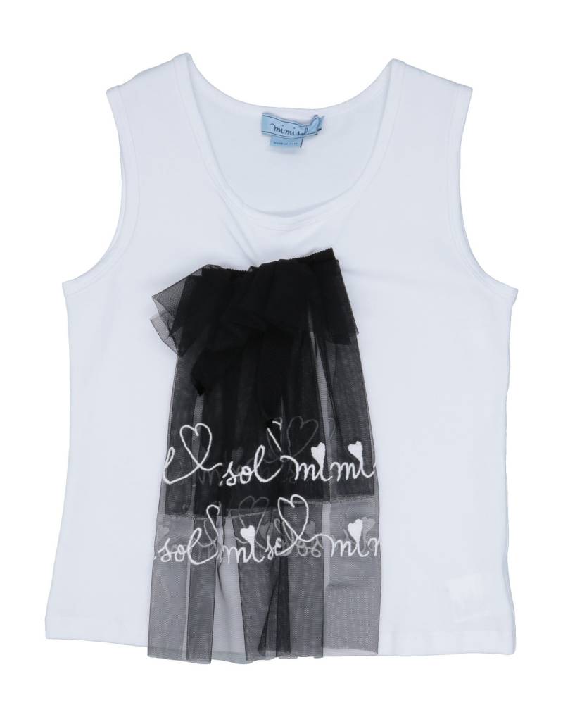 MIMISOL T-shirts Kinder Weiß von MIMISOL