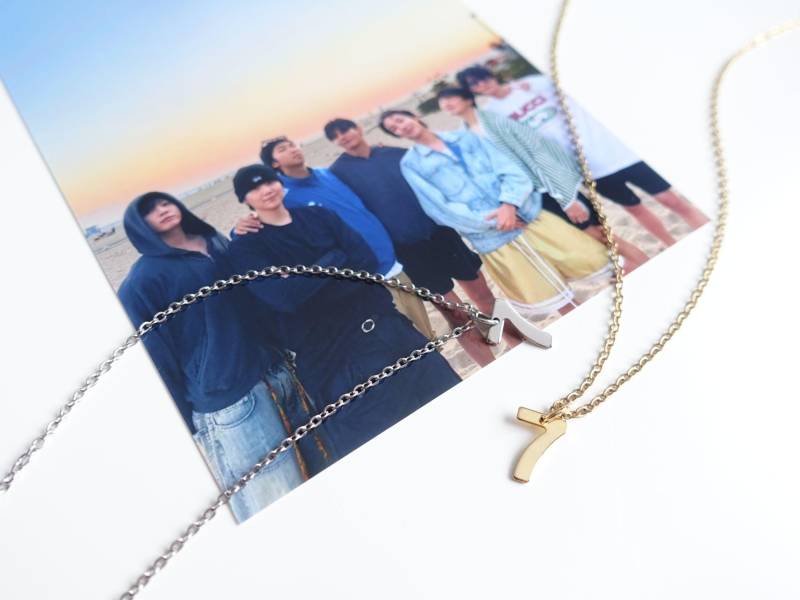 Bts Inspirierte Halskette Zahl 7 Anhänger | Edelstahl Silber Und Gold Bts Inspirierte Halskette Zahl 7 Anhänger | Edelstahl Silber Und Gold von MIMUCpurple