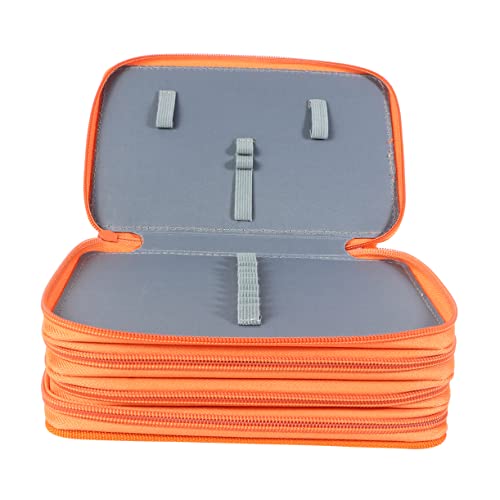 MINAOLULUS Buntstiftetui 72 Fächer für Stifte Praktische Stiftetasche 4-Lagige Federmappe Reise Organizer für Erwachsene Bleistift und Kosmetiktasche von MINAOLULUS