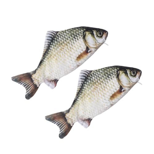 MINAOLULUS 2Stücke Lustiger Fisch Stiftbeutel Kreative Fischform Schreibwaren für Tragbarer und Praktischer Bleistiftkoffer für Schule und Zuhause Kawaii Design von MINAOLULUS