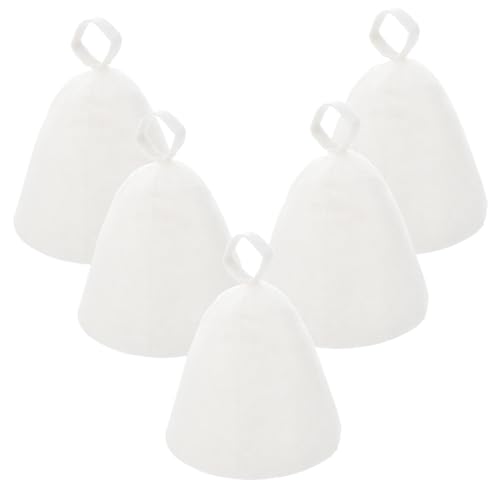 MINAOLULUS 5stücke Wärmeisolierender Saunahut Aus Wolle Wiederverwendbar Und Bequemer Hut Für Spa Und Sauna Leicht Zu Tragen Lagern Als Badezubehör von MINAOLULUS