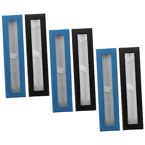 MINAOLULUS 6-Teilige Boxen Signierbox der Kugelschreiber Bleistift einfach Stiftbehälter modern Deckel Aufbewahrungsstiftkoffer Federmäppchen mit Fach Stiftverpackung Papier MINAOLULUS 6-Teilige Boxen Signierbox der Kugelschreiber Bleistift einfach Stiftbehälter modern Deckel Aufbewahrungsstiftkoffer Federmäppchen mit Fach Stiftverpackung Papier von MINAOLULUS