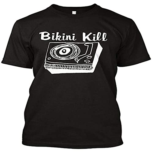 Bikini Kill Logo T Shirt-American Punk Rock Music Riot Grrrl Feminist L7 Slits Black Size L von MINGLING