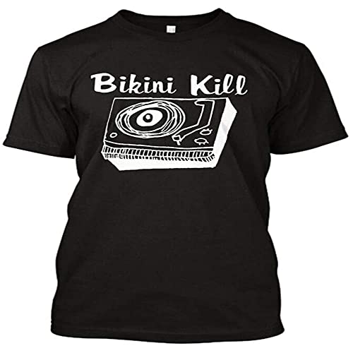 Bikini Kill Logo T Shirt-American Punk Rock Music Riot Grrrl Feminist L7 Slits Black Size M von MINGLING