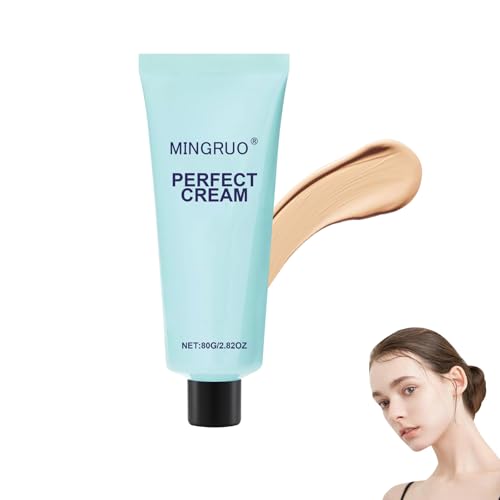 MINGRUO Teint-Perfektionierer, Waterproof Transfer-Resistant Skin Tint, Lang anhaltende CC-Creme-Grundierung, langanhaltend, ebenmäßiger Hautton von MINGRUO