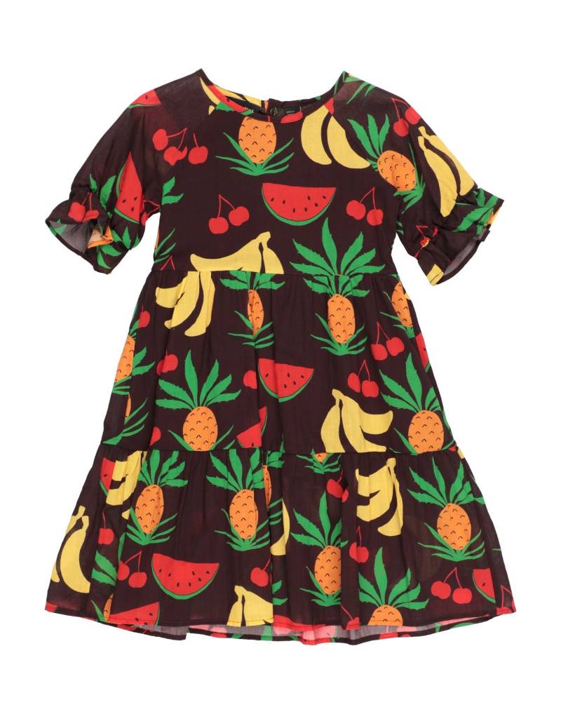 MINI RODINI Kinderkleid Kinder Dunkelbraun von MINI RODINI