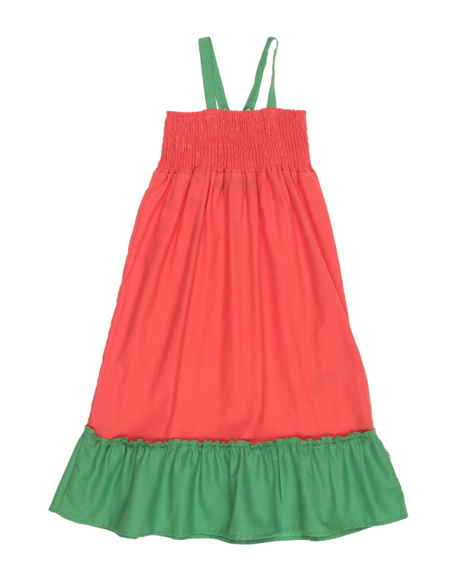 MINI RODINI Kinderkleid Kinder Tomatenrot von MINI RODINI