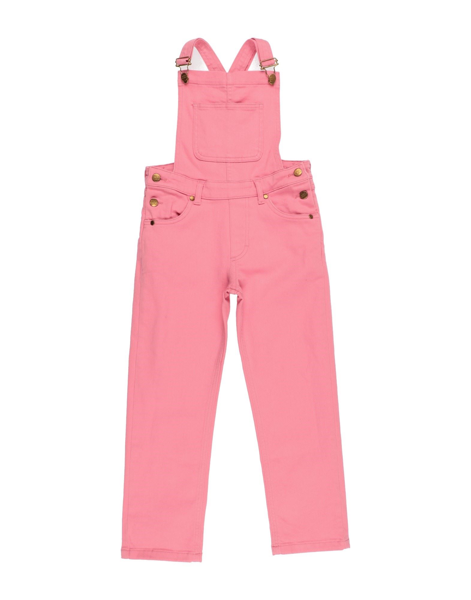 MINI RODINI Langer Overall Kinder Rosa von MINI RODINI