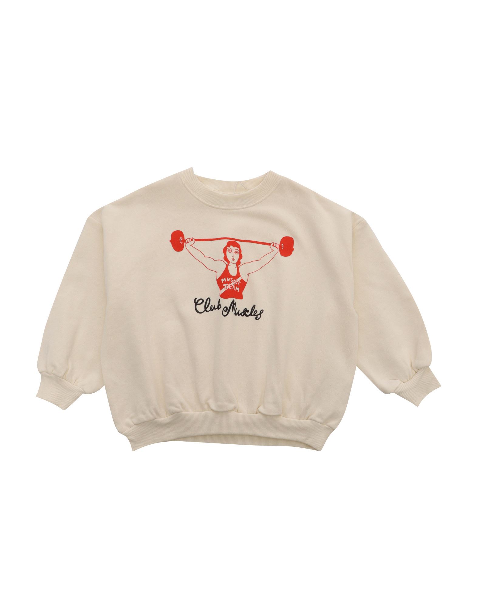 MINI RODINI Sweatshirt Kinder Elfenbein von MINI RODINI