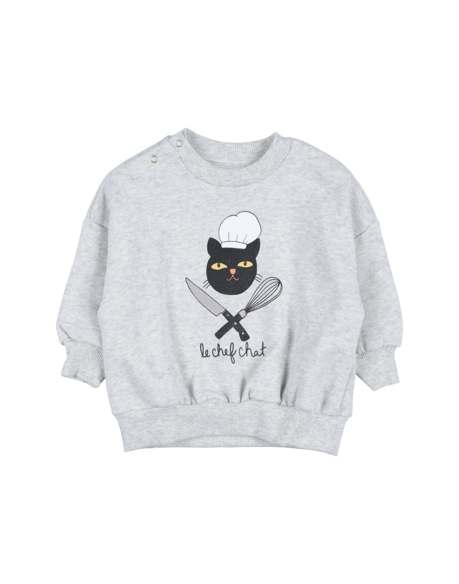 MINI RODINI Sweatshirt Kinder Hellgrau von MINI RODINI