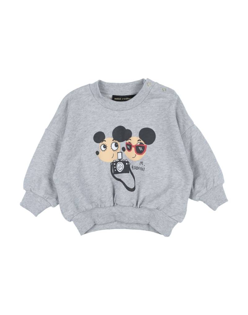 MINI RODINI Sweatshirt Kinder Hellgrau von MINI RODINI