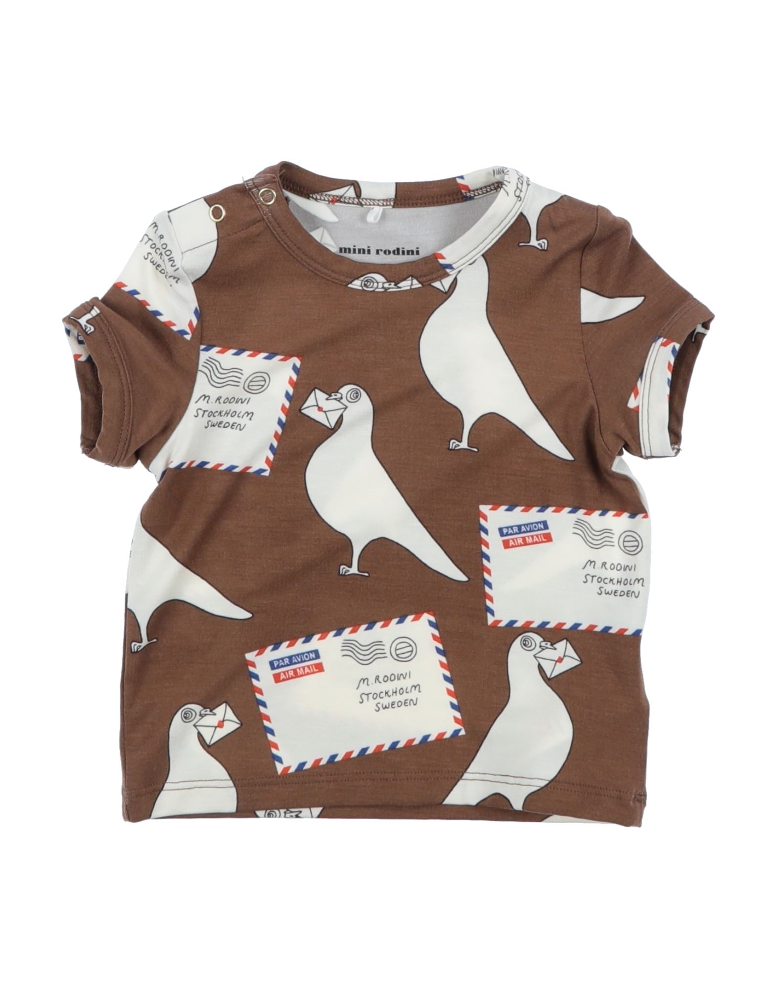 MINI RODINI T-shirts Kinder Braun von MINI RODINI