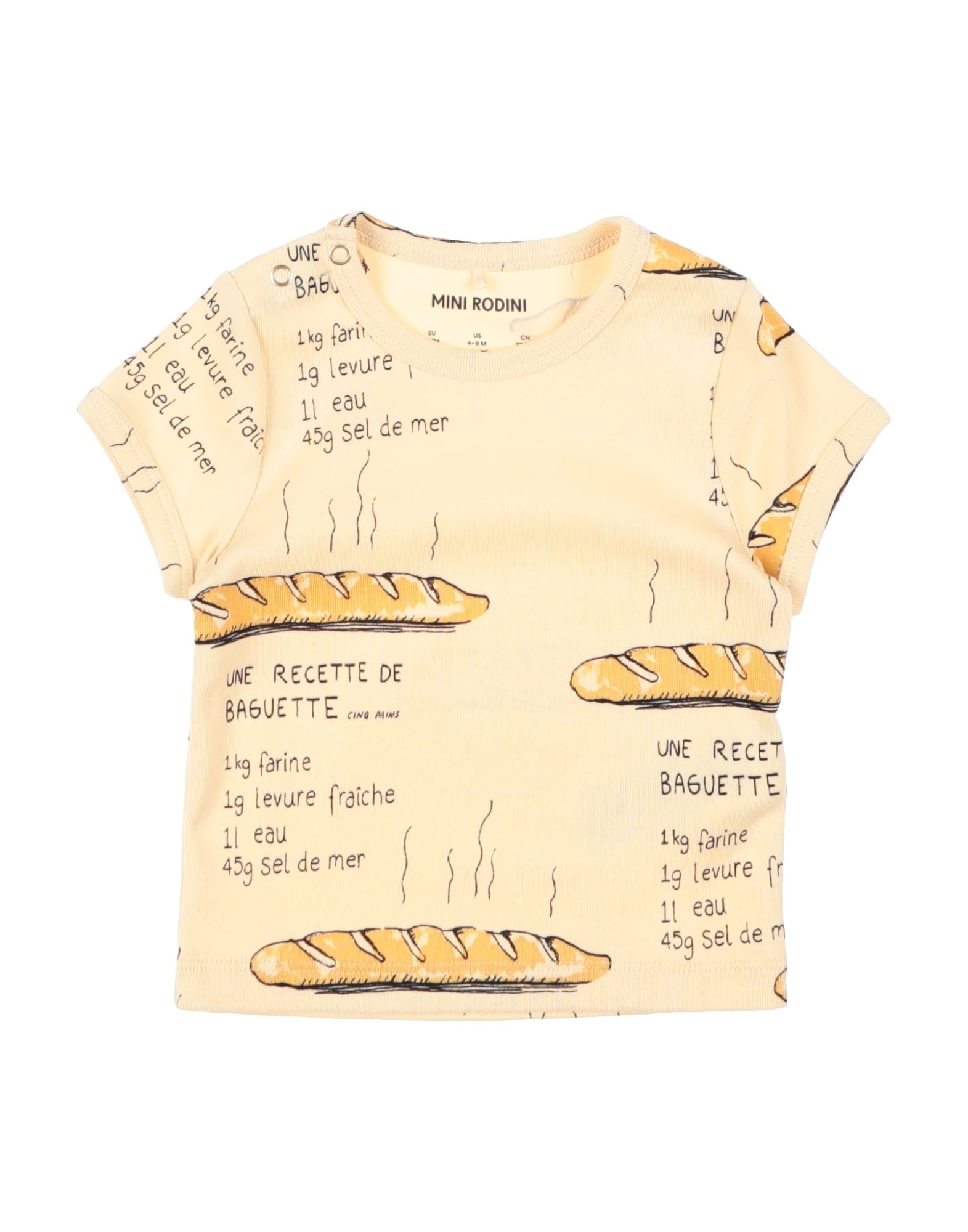 MINI RODINI T-shirts Kinder Hellgelb von MINI RODINI