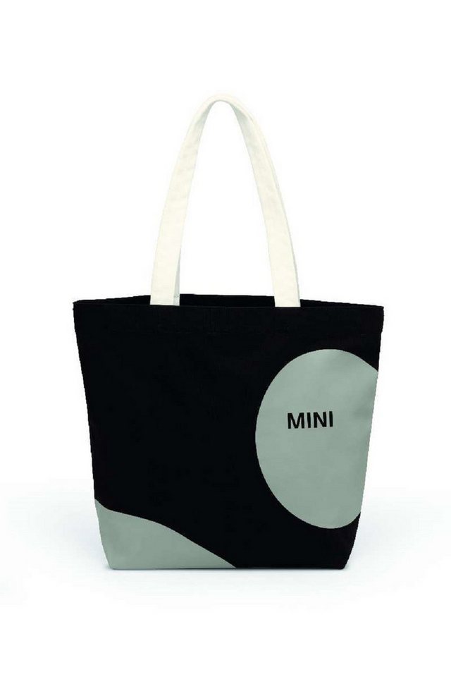 MINI Schultertasche MINI Shopper – Wasserabweisend Car Face Print 13 l Volumen Tasche (1-tlg) von MINI