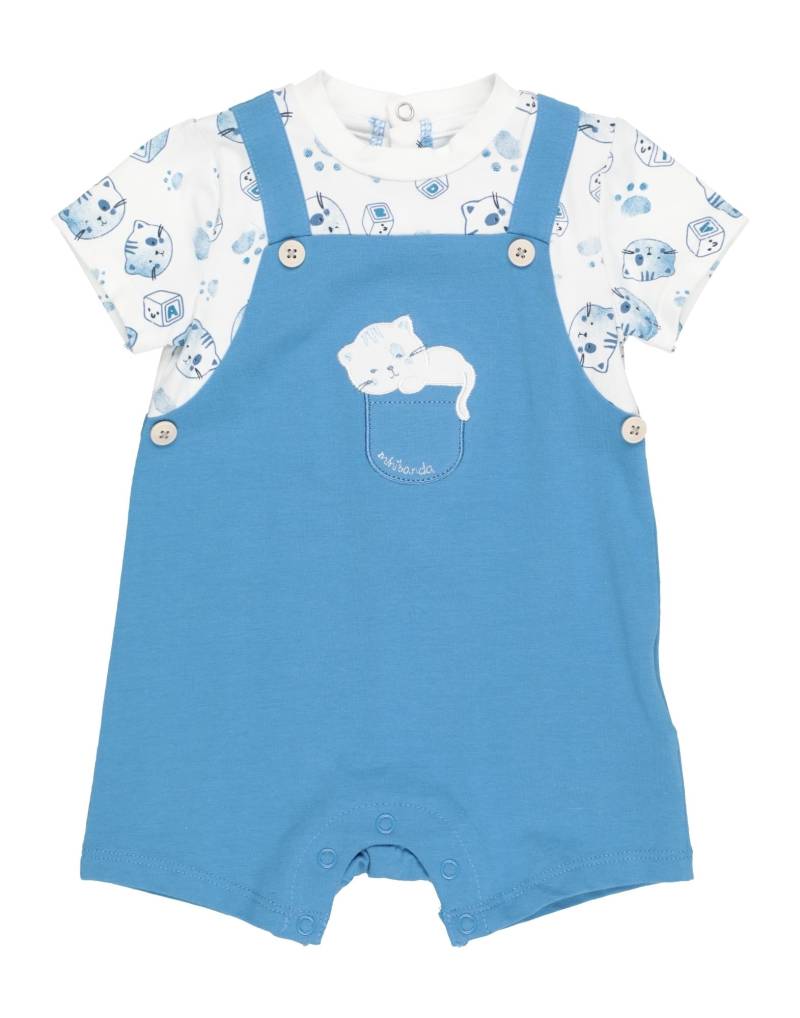 MINIBANDA by SARABANDA Babystrampler & -latzhosen Kinder Azurblau von MINIBANDA by SARABANDA