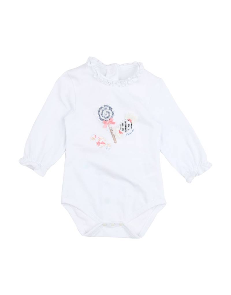 MINIBANDA by SARABANDA Strampelanzug Kinder Weiß von MINIBANDA by SARABANDA