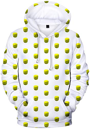 MINIDORA Hoodie Roblox für Jungen Kinder Hoodie Unisex Kapuzenpullover Game Sweater(E03393,140) von MINIDORA