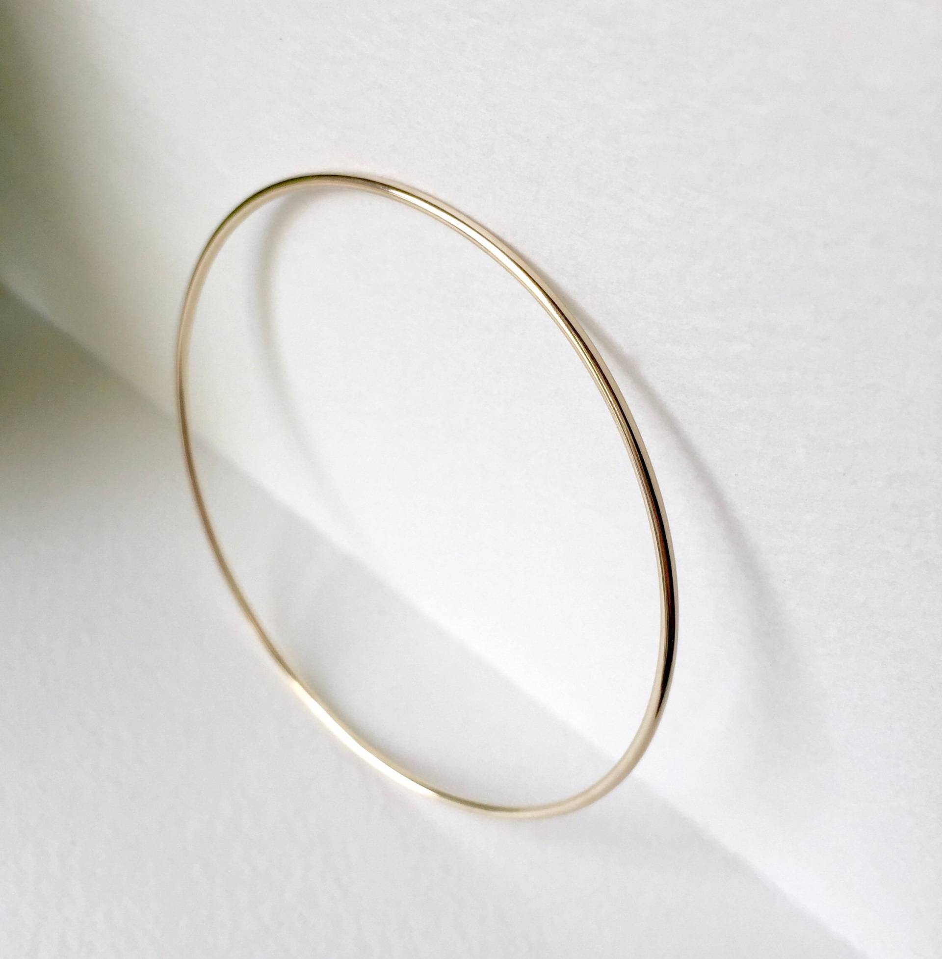 Massiver Gold Armreif/Stapel Stapeln Armband 9 Karat Dünner Minimalistisch Minima Schmuck Massiver Gold Armreif/Stapel Stapeln Armband 9 Karat Dünner Minimalistisch Minima Schmuck von MINIMAJewellery