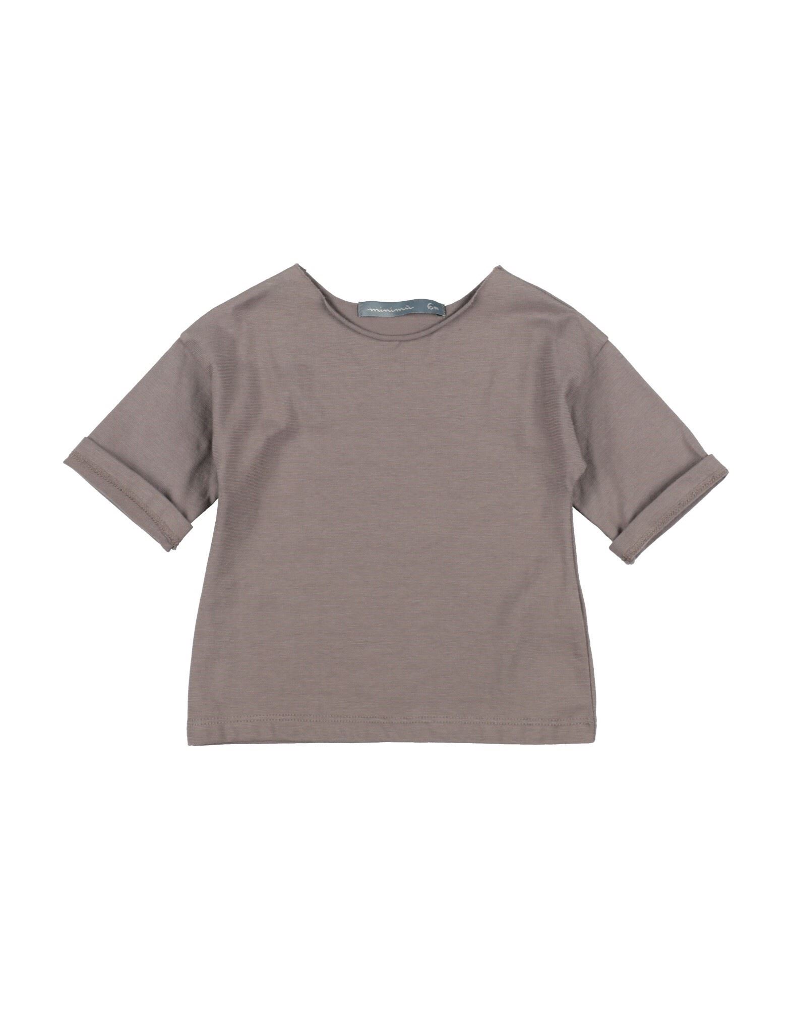 MINIMU' T-shirts Kinder Maulwurfsgrau von MINIMU'