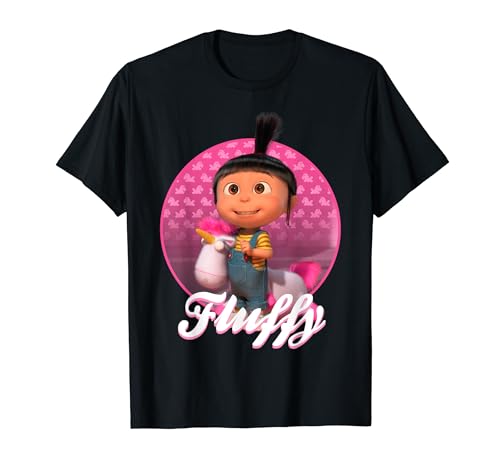 Despicable Me Agnes And Papoy Fluffy Circle Portrait T-Shirt von MINIONS