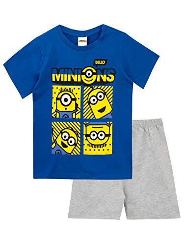 MINIONS Jungen Schlafanzug Despicable Me Blau 104 von MINIONS