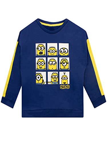 MINIONS Jungen Sweatshirt Blau 116 von MINIONS